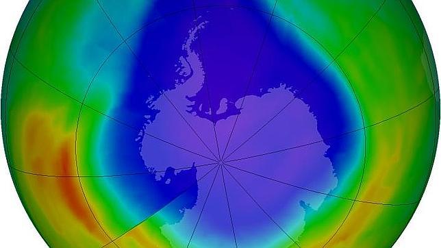 El agujero de ozono antártico se ha reducido a su segundo menor tamaño en los últimos 20 años