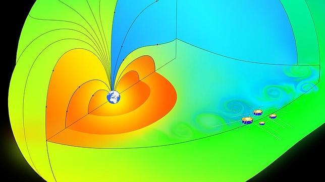 Hallan un coladero en la magnetosfera de la Tierra