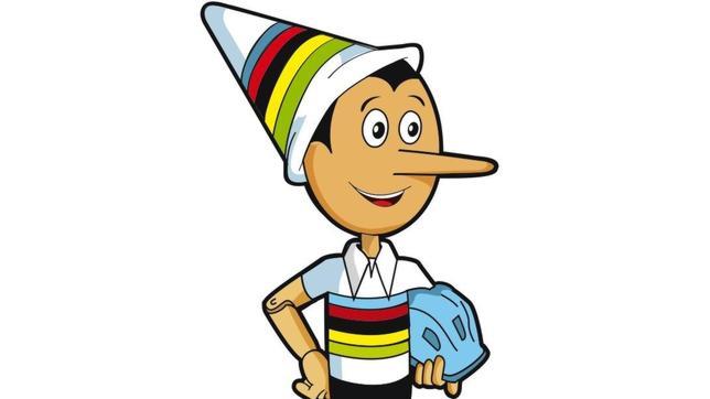 Pinocho, mascota del próximo Mundial de Ciclismo que se celebrará en Florencia en 2013