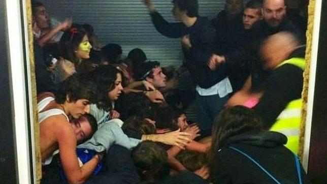 La avalancha en el Madrid Arena se produjo cuando un grupo intentaba colarse