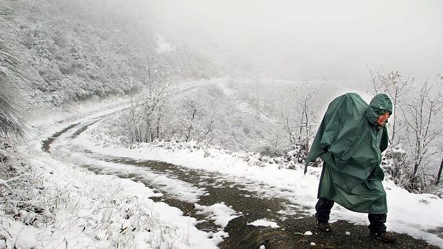 La nieve afecta parcialmente al transporte escolar en A Fonsagrada y deja a 5 alumnos sin clase