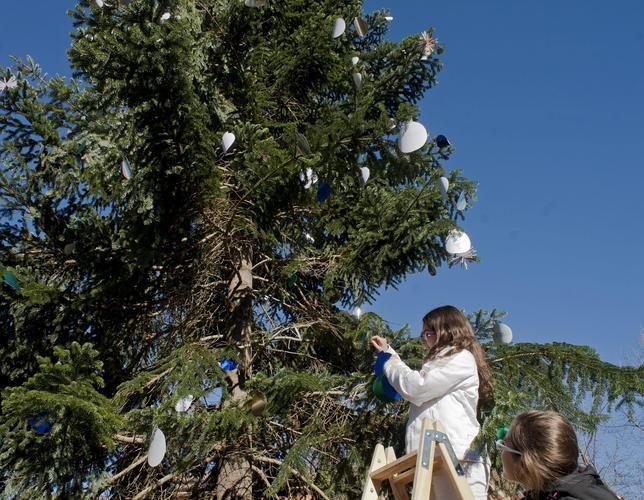 El árbol de Navidad más alto de España