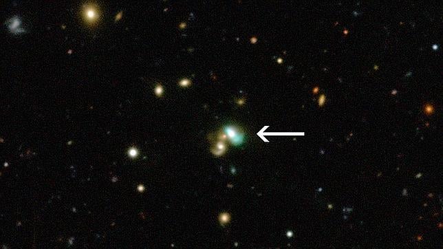 Descubren la galaxia «judía verde»