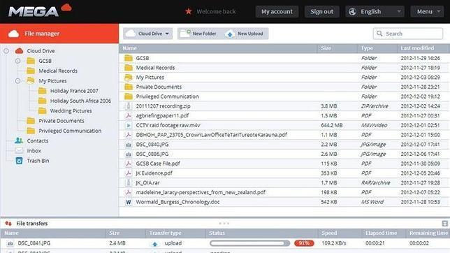Kim Dotcom muestra nuevas imágenes del nuevo Mega