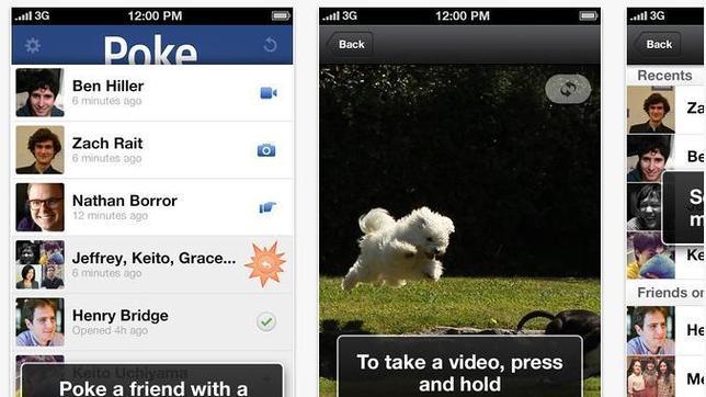 Facebook lanza Poke, una nueva «app» para mandar mensajes de duración limitada