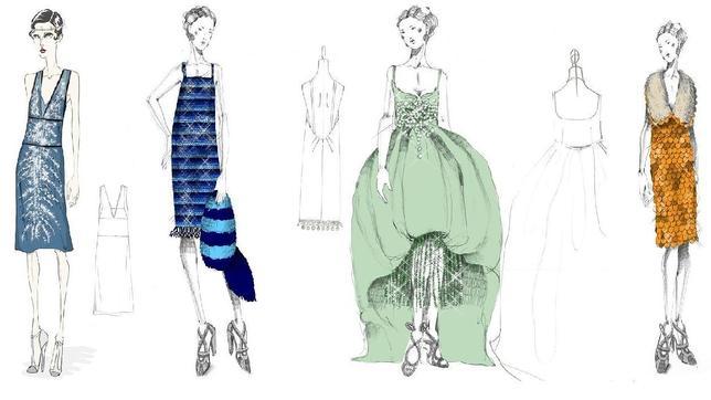 Prada muestra los bocetos del vestuario que ha diseñado para «El Gran Gatsby»