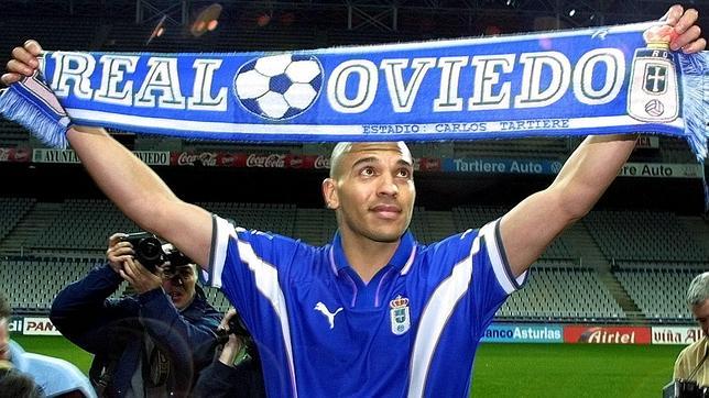 Rodrigo Fabri, durante su presentación como rojiblanco