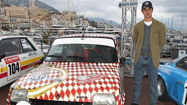 Pierre Casiraghi, piloto en el Rally Histórico de Montecarlo