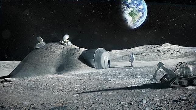 Europa quiere imprimir una base lunar en 3D