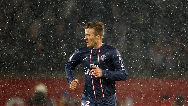 Beckham, debut bajo la nieve de París