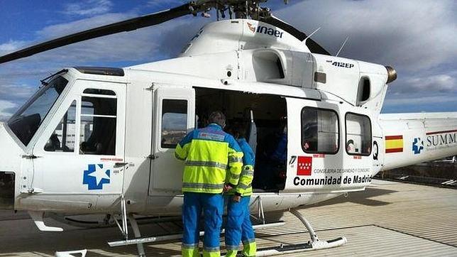 La Comunidad de Madrid mantendrá el segundo helicóptero sanitario de Lozoyuela