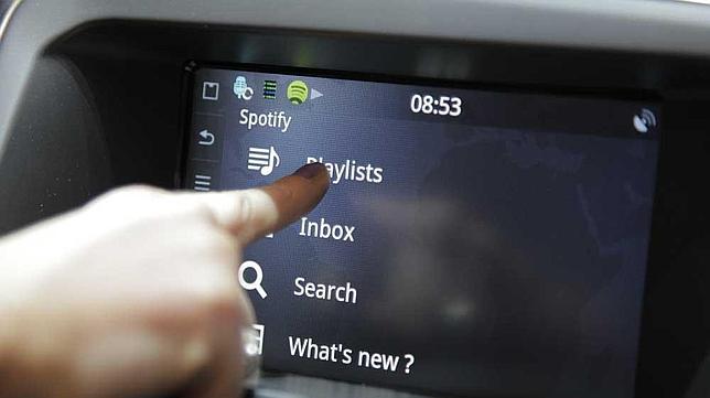 Spotify, accesible en marcha con Sensus Connected Touch de Volvo