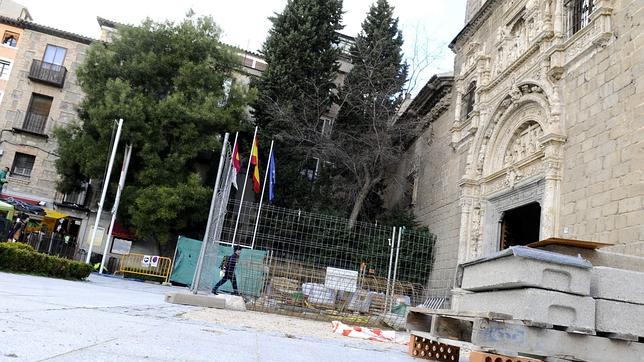 El Ayuntamiento paraliza las obras del Museo de Santa Cruz por no tener licencia