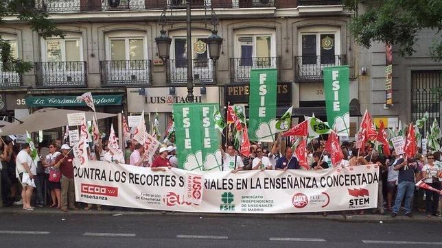 La escuela concertada prepara protestas por la supresión de ayudas a la FP