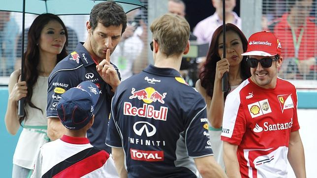 Alonso: «No vuelvo a dejar solos a Webber y Vettel»