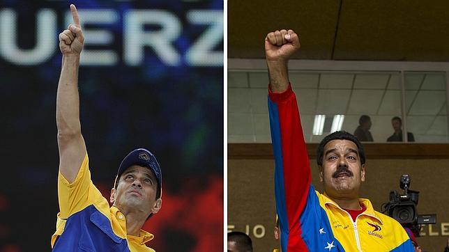Los símbolos que se disputan Maduro y Capriles en la campaña electoral venezolana