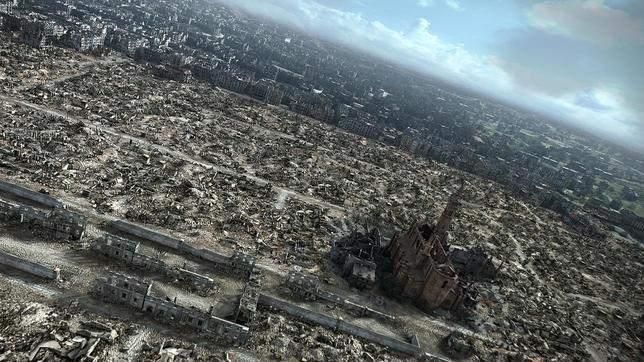 El vuelo sobre la Varsovia destruida de 1945 se rodó con los efectos de Avatar