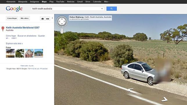 Pillados «in fraganti» por la cámara de Google Street View
