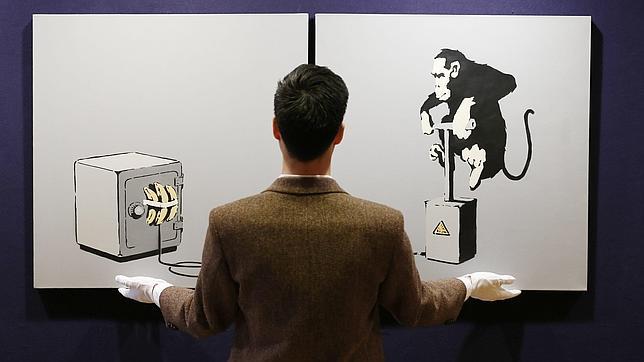 Una obra de Banksy, vendida en Londres por 161.000 euros