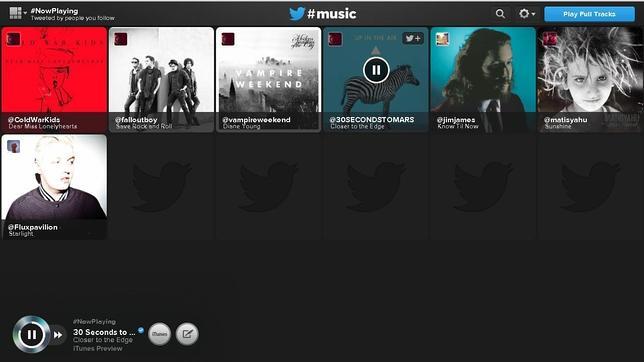 Twitter Music ve la luz