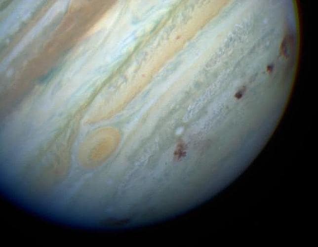 Júpiter conserva agua del gran impacto de un cometa hace 20 años