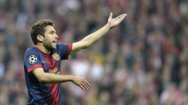 Jordi Alba se perderá el partido de vuelta