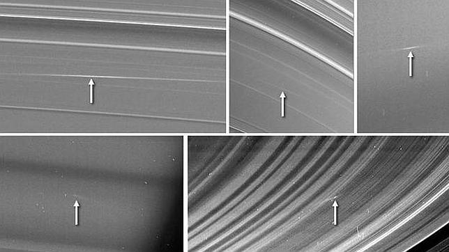 Bombardeo contra los anillos de Saturno