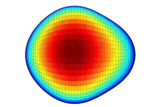 El primer átomo con forma de pera
