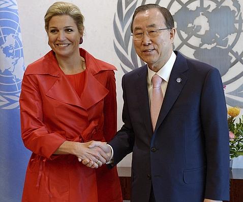 Primera aparición de la Reina Máxima de Holanda después de la coronación