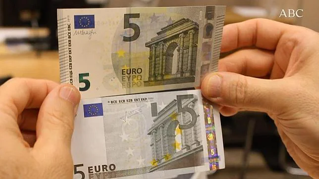 Cómo verificar la autenticidad del nuevo billete de 5 euros