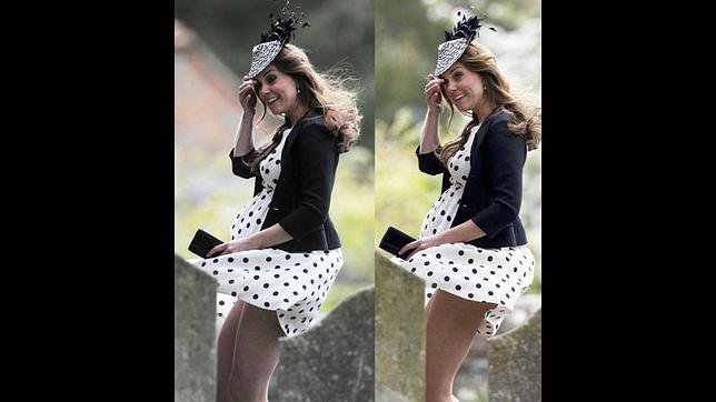 Catalina de Cambridge enseña pierna