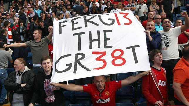 No faltaron las pancartas de homenaje a Ferguson