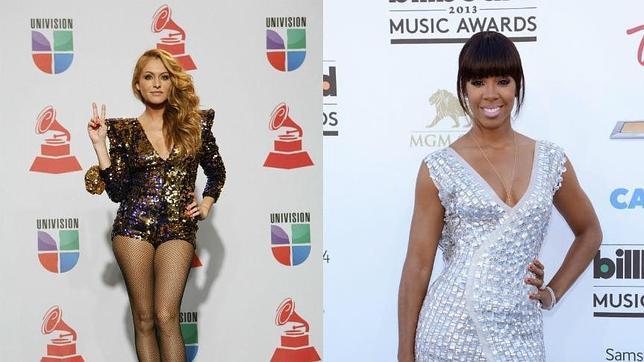 Paulina Rubio y Kelly Rowland, en el panel del jurado de Factor X