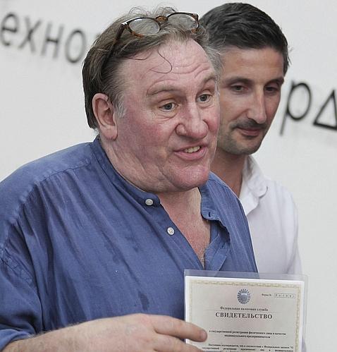 Gérard Depardieu abrirá un restaurante en Saransk, la ciudad donde se empadronó