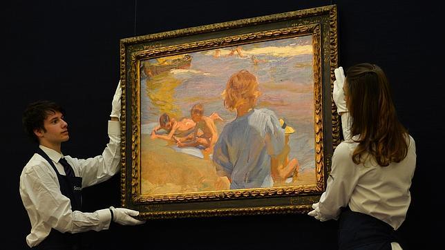 «Niños en la playa», de Sorolla, vendido en Londres por 3,2 millones de euros