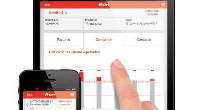 E.ON lanza una aplicación de móvil para acceder a la factura de la luz