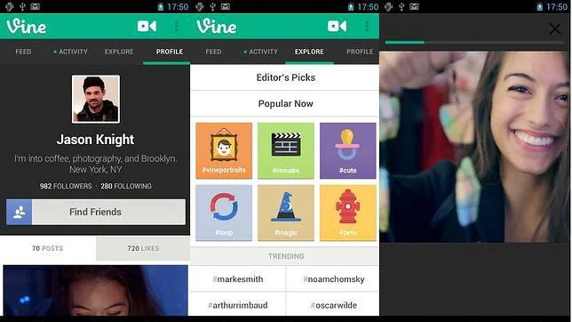 La «app» de microvídeos Vine llega (por fin) a Android