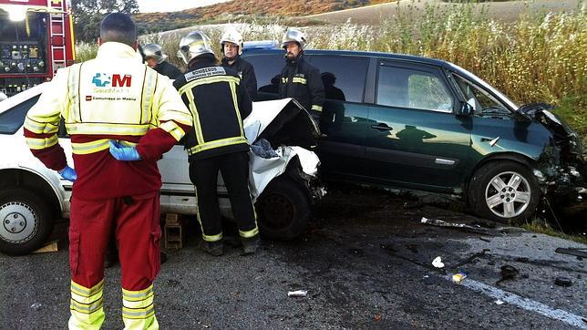 Mueren once personas en nueve accidentes de tráfico durante el fin de semana