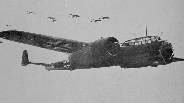 Rescatan un bombardero alemán «único» de la II Guerra Mundial en el Canal de la Mancha