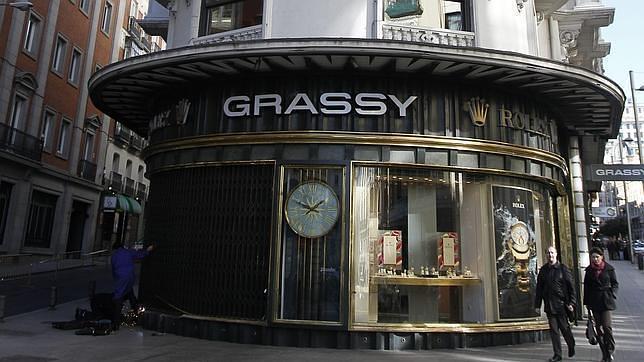 Uno de los golpes más espectaculares de esta organización criminal fue contra la joyería Grassy, en Gran Vía