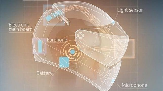Una empresa rusa trabaja en un casco para moto al estilo Google Glass