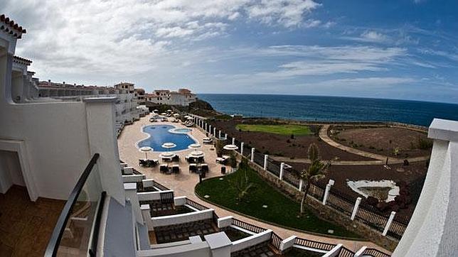 Vista del edificio de forma descendiente