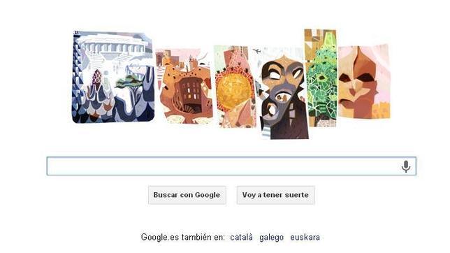Antoni Gaudí plasma su arte en Google