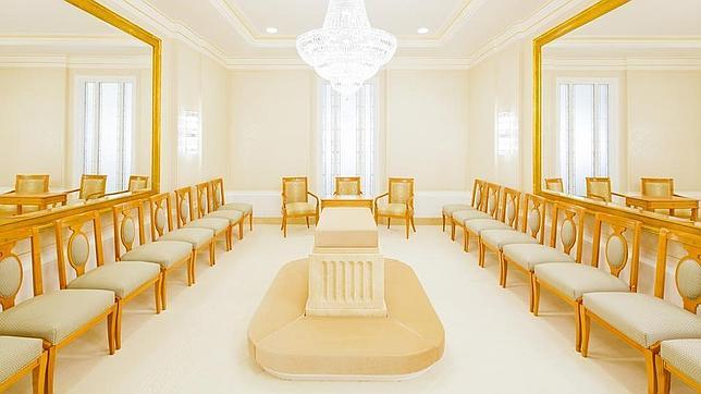 «Sala de sellamientos» del templo de Buenos Aires