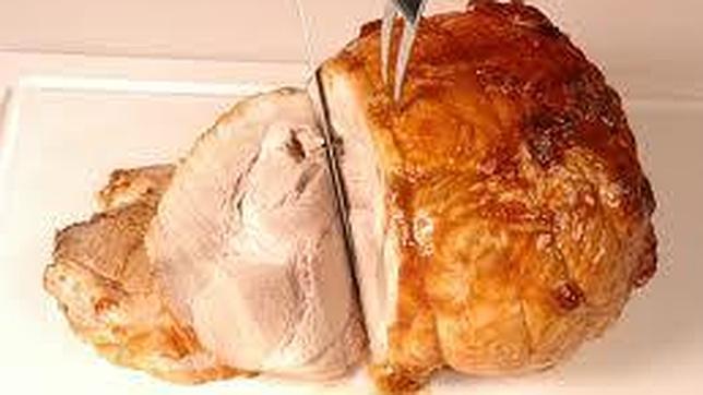 Lonchas de pata asada