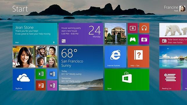 Windows 8.1 estará disponible para los fabricantes en Agosto