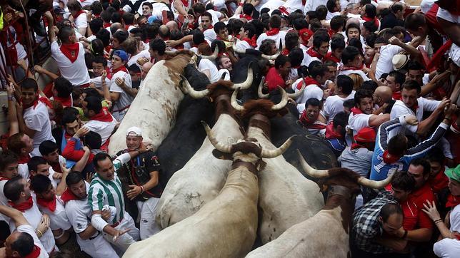 Sanfermines 2013: La masificación y el cierre de una de las puertas de acceso, culpables del tapón
