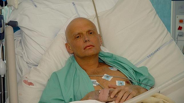 Alexander Litvinenko, el 20 de noviembre de 2006, tres días antes de su muerte