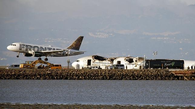 Así fue el accidente del avión siniestrado en San Francisco