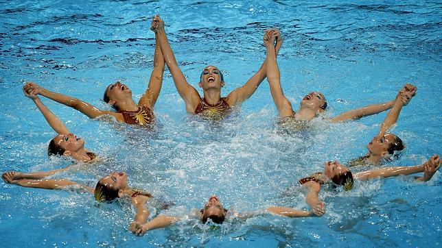 La sincronizada española se cuelga la plata